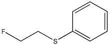 2-(Phenyl)thio-1-fluoroethane 구조식 이미지
