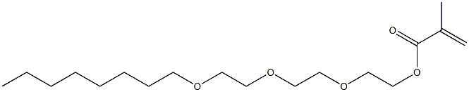Methacrylic acid (3,6,9-trioxaheptadecan-1-yl) ester 구조식 이미지