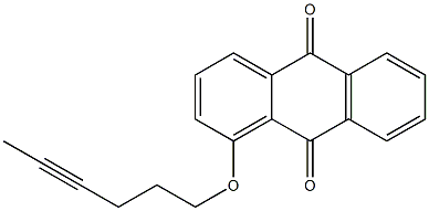 1-(4-Hexynyloxy)anthraquinone Structure