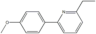 2-Ethyl-6-(4-methoxyphenyl)pyridine 구조식 이미지