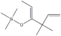 (Z)-3,3-Dimethyl-4-(trimethylsilyloxy)-1,4-hexadiene 구조식 이미지
