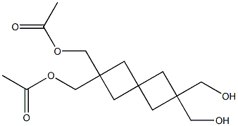 2,2-Bis(acetoxymethyl)-6,6-bis(hydroxymethyl)spiro[3.3]heptane 구조식 이미지