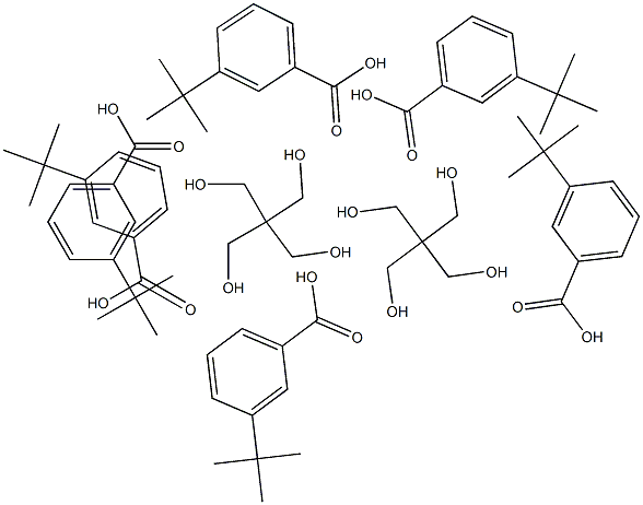 Dipentaerythritol hexa(3-tert-butylbenzoate) 구조식 이미지