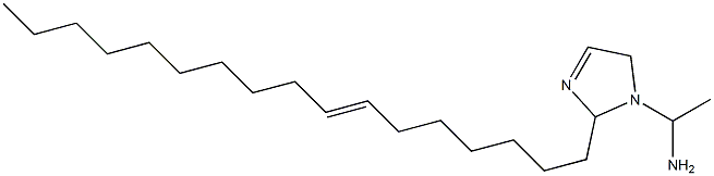 1-(1-Aminoethyl)-2-(7-heptadecenyl)-3-imidazoline Structure