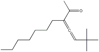 3-Heptyl-6,6-dimethyl-3,4-heptadien-2-one 구조식 이미지