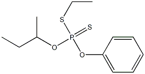 Dithiophosphoric acid S-ethyl S-butyl O-phenyl ester 구조식 이미지