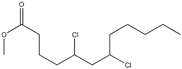 5,7-Dichlorolauric acid methyl ester Structure