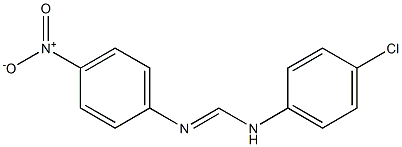 N1-(4-Chlorophenyl)-N2-(4-nitrophenyl)formamidine 구조식 이미지