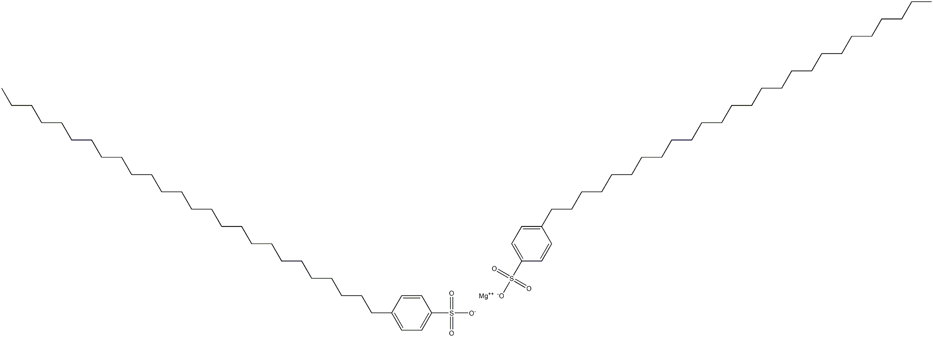Bis(4-hexacosylbenzenesulfonic acid)magnesium salt Structure