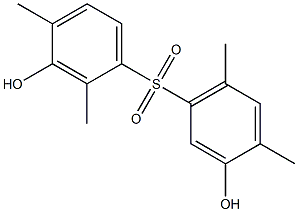 3,3'-Dihydroxy-2,4,4',6'-tetramethyl[sulfonylbisbenzene] Structure