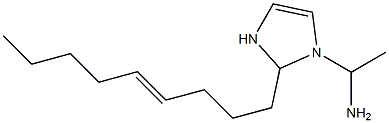 1-(1-Aminoethyl)-2-(4-nonenyl)-4-imidazoline 구조식 이미지