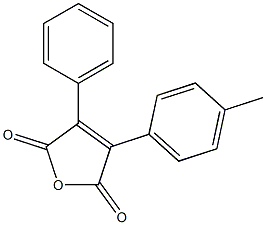 3-Phenyl-4-(4-methylphenyl)-2,5-dihydrofuran-2,5-dione 구조식 이미지