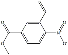 4-Nitro-3-ethenylbenzoic acid methyl ester 구조식 이미지