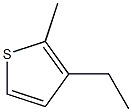 3-Ethyl-2-methylthiophene 구조식 이미지