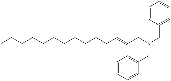 (2-Tetradecenyl)dibenzylamine 구조식 이미지