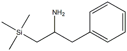 1-Phenyl-3-trimethylsilyl-2-propanamine 구조식 이미지
