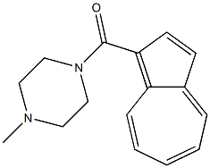 1-[(Azulen-1-yl)carbonyl]-4-methylpiperazine 구조식 이미지