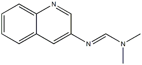 N1,N1-Dimethyl-N2-(3-quinolinyl)formamidine 구조식 이미지