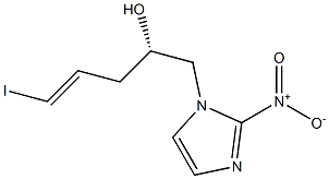 (S)-4-Iodo-1-[(2-nitro-1H-imidazol-1-yl)methyl]-3-buten-1-ol 구조식 이미지