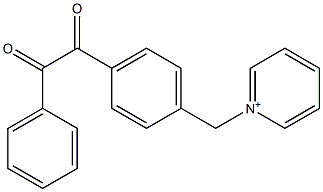 1-[[4-(2-Phenyl-1,2-dioxoethyl)phenyl]methyl]pyridinium Structure