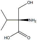 2-(Hydroxymethyl)-D-valine Structure