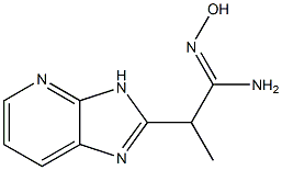 2-(3H-Imidazo[4,5-b]pyridin-2-yl)propanamide oxime Structure