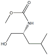 (+)-[(R)-1-Hydroxymethyl-3-methylbutyl]carbamic acid methyl ester 구조식 이미지