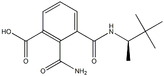 (-)-N-[(R)-1,2,2-Trimethylpropyl]phthalamidic acid Structure