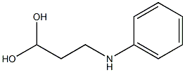 N-(3,3-Dihydroxypropyl)aniline 구조식 이미지