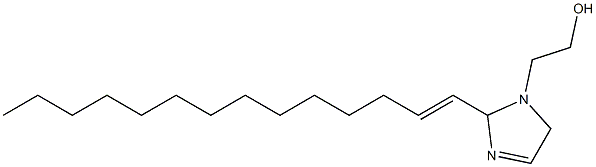 2-(1-Tetradecenyl)-3-imidazoline-1-ethanol Structure