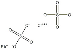 Rubidium chromium(III) sulfate Structure