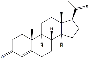 20-Thioxopregn-4-en-3-one 구조식 이미지
