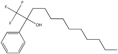 1,1,1-Trifluoro-2-phenyldodecan-2-ol 구조식 이미지