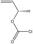 (+)-Chloroformic acid (S)-1-methylallyl ester Structure