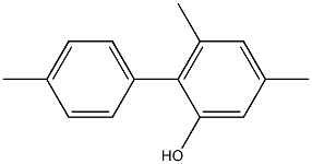 3,5-Dimethyl-2-(4-methylphenyl)phenol Structure