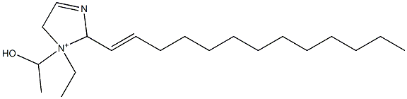 1-Ethyl-1-(1-hydroxyethyl)-2-(1-tridecenyl)-3-imidazoline-1-ium 구조식 이미지