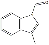 3-Methyl-1H-indole-1-carbaldehyde 구조식 이미지