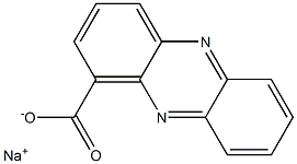 1-Phenazinecarboxylic acid sodium salt Structure