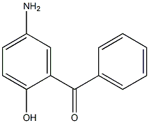 5-Amino-2-hydroxybenzophenone 구조식 이미지