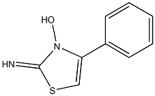 4-Phenyl-2-imino-2,3-dihydrothiazol-3-ol 구조식 이미지