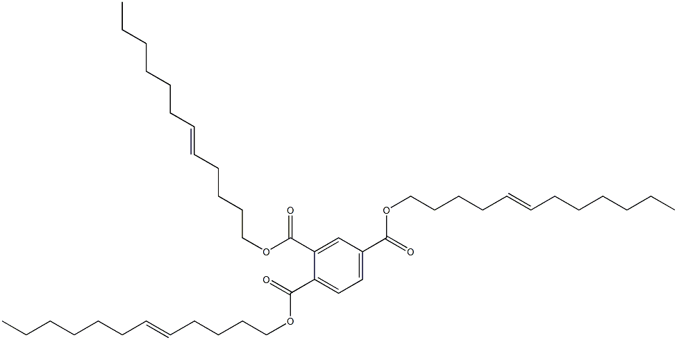 1,2,4-Benzenetricarboxylic acid tri(5-dodecenyl) ester 구조식 이미지