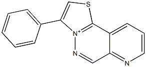 3-Phenylpyrido[3,2-d]thiazolo[3,2-b]pyridazin-4-ium Structure