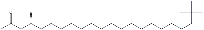 [R,(+)]-4,21,21-Trimethyldocosane-2-one 구조식 이미지