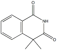 4,4-Dimethylisoquinoline-1,3(2H,4H)-dione Structure