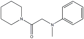 1-(N-Methyl-N-phenylglycyl)piperidine 구조식 이미지