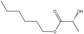 [R,(+)]-2-Hydroxypropionic acid hexyl ester Structure