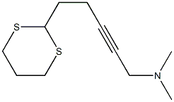 5-(1,3-Dithian-2-yl)-N,N-dimethyl-2-pentyn-1-amine Structure