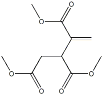 3-Butene-1,2,3-tricarboxylic acid trimethyl ester Structure