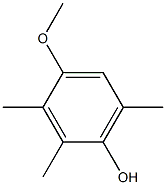 4-Methoxy-2,3,6-trimethylphenol 구조식 이미지