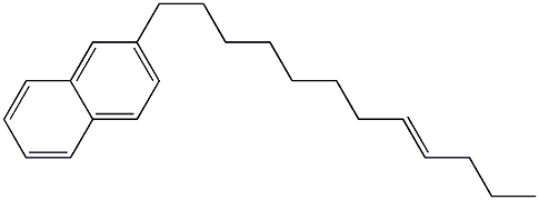 2-(8-Dodecenyl)naphthalene Structure